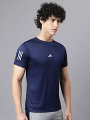 Men's Imported Mesh Dry - Fit Navy Tees - URBAN WOLFS