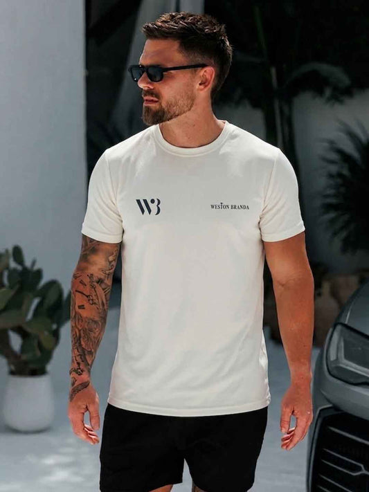Urban Wolfs Men's Imported White Tee - URBAN WOLFS