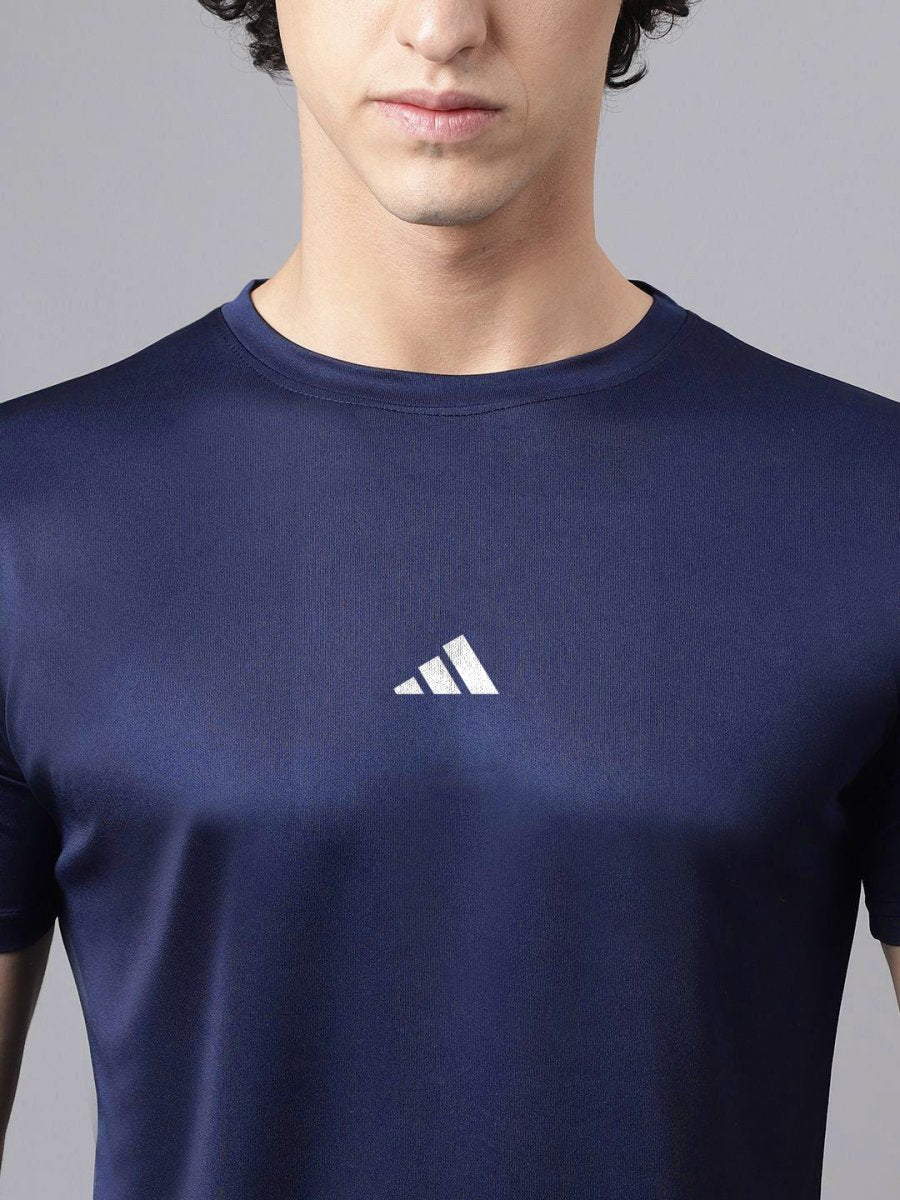 Men's Imported Mesh Dry - Fit Navy Tees - URBAN WOLFS