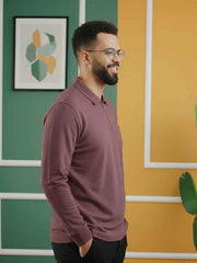 Urban Wolfs Imported Flex Lock Light Waze Zipper Polo