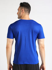 Men's Imported Mesh Dry-Fit Blue Tees