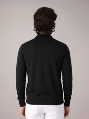 Urban Wolfs Imported Flex Lock Black Zipper Polo