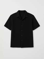 Men’s Luxury Imported Coat Collar Black Shirt