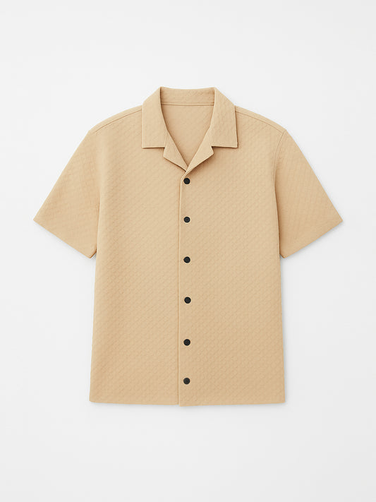 Men’s Luxury Imported Coat Collar Skin Shirt