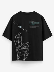 Urban Wolfs Imported Down Shoulder Finger Tee Shirt - URBAN WOLFS