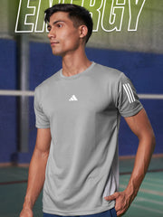 Men's Imported Mesh Dry-Fit Grey Tees