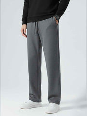 Men's Imported Loose Bottom Dark Grey Trouser