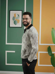 Alpha Textured Polo By Urban Wolfs