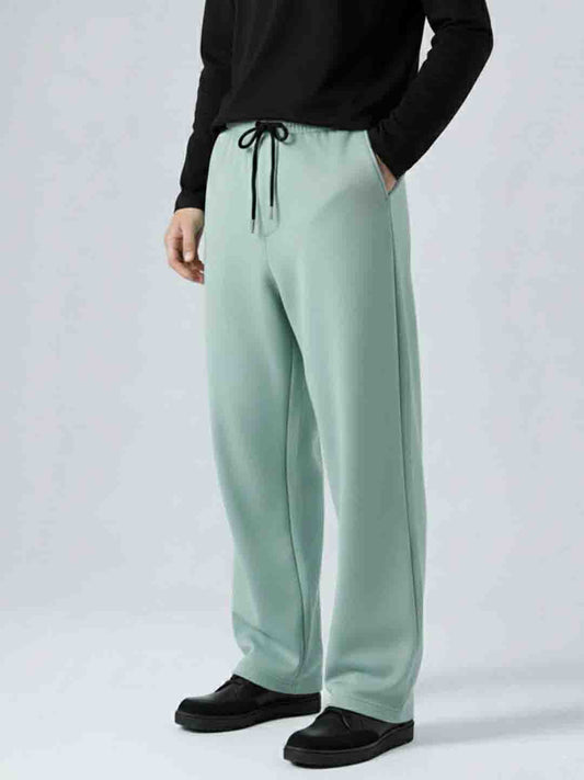 Men's Imported Loose Bottom Light Mint Trouser