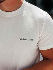 Urban Wolfs Men's Imported White Tee - URBAN WOLFS