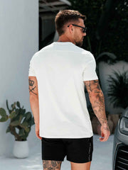 Urban Wolfs Men's Imported White Tee - URBAN WOLFS