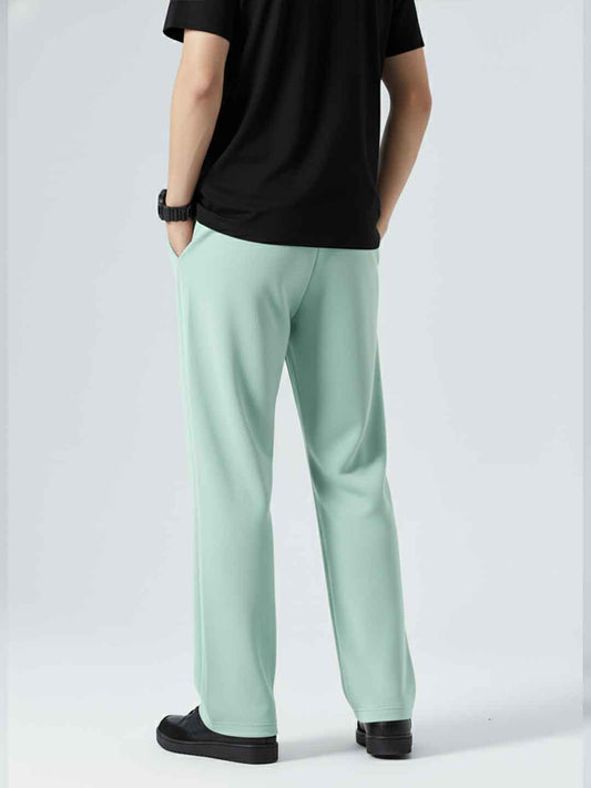 Men's Imported Loose Bottom Light Mint Trouser