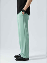 Men's Imported Loose Bottom Light Mint Trouser