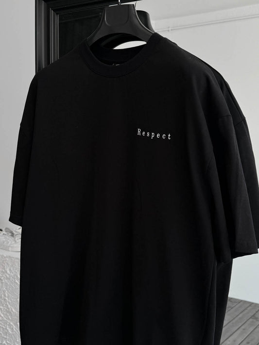 Urban Wolfs Imported Down Shoulder Respect Tee Shirt - URBAN WOLFS