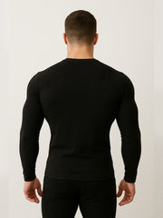 Men’s Premium Imported Dri-Fit Full Sleeve Black Shirt