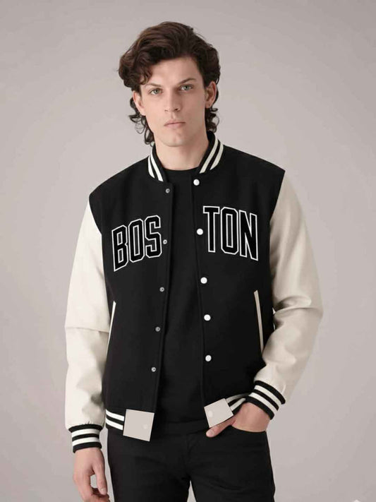 MEN'S IMPORTED BOSTON VARSITY JACKET
