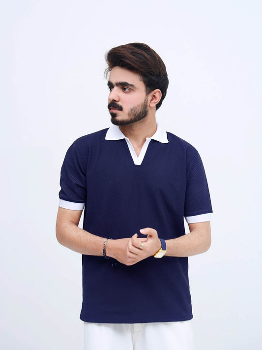 Pack Of 2 Imported Textured Polo - URBAN WOLFS