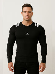 Men’s Premium Imported Dri-Fit Full Sleeve Black Shirt