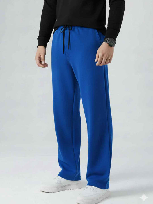 Men's Imported Loose Bottom Berry Trouser