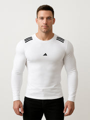 Men’s Premium Imported Dri-Fit Full Sleeve White Shirt