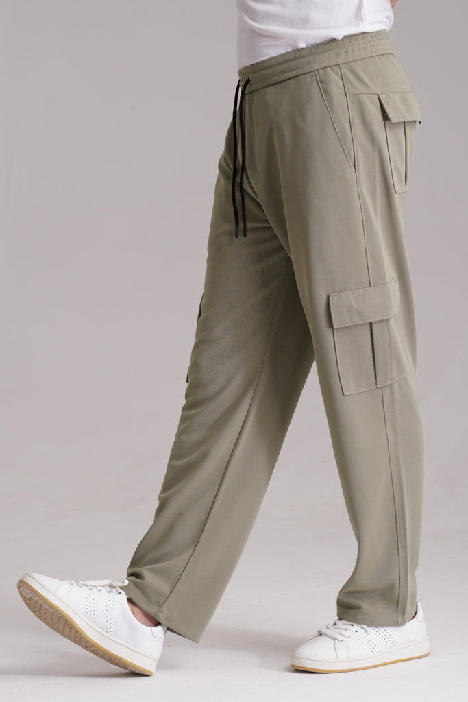 Imported Oversized Cargo Trouser - Mint