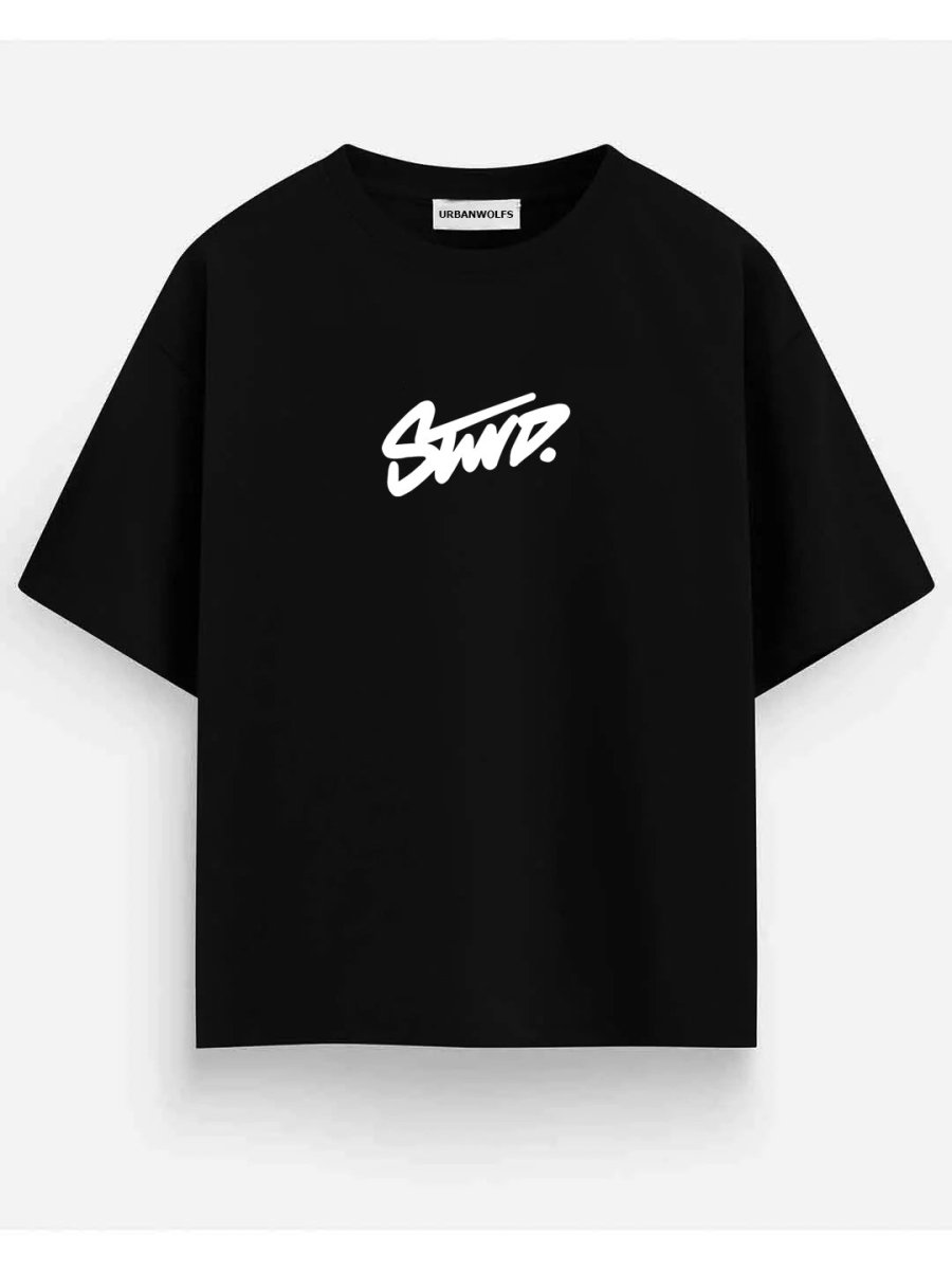 Urban Wolfs Imported Down Shoulder STWD Tee Shirt - URBAN WOLFS