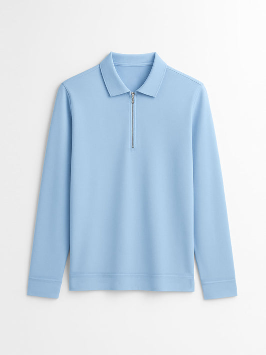 Urban Wolfs Imported Flex Lock Sky Zipper Polo
